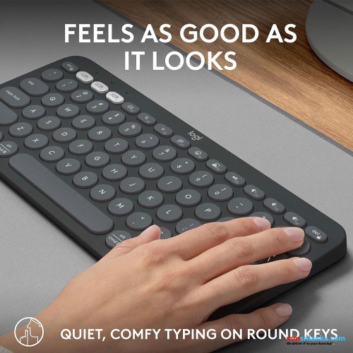 LOGITECH K380 S MULTI-DEVICE BLUETOOTH KEYBOARD WORKS WITH WINDOWS, MAC AND ANDROID (1Y)